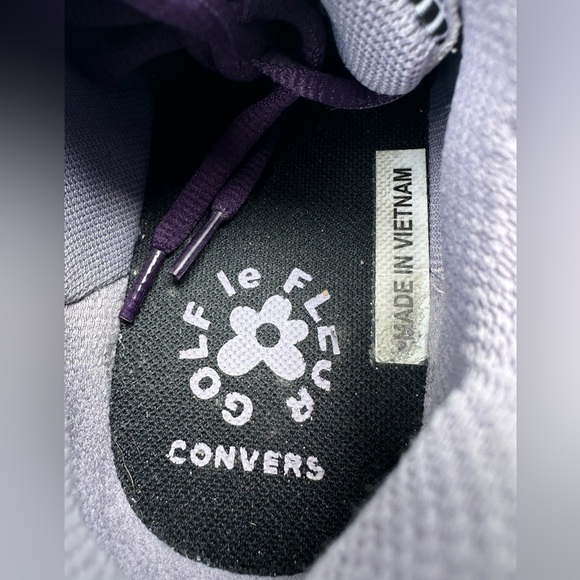 CONVERSE Women’s 6.5 Golf Le Fleur GIANNA Suede Low Top Tyler The Creator CLEAN - Picture 14 of 16